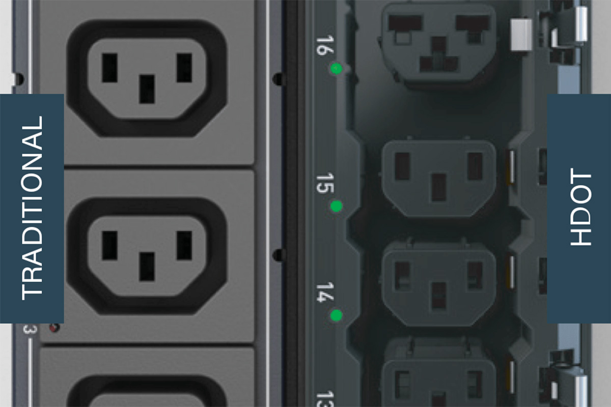 Raritan PX4 HDOT outlets