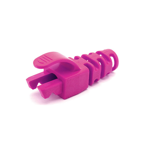 RJ45 Snagless Strain Relief Flush Boot Pink 6.5mm