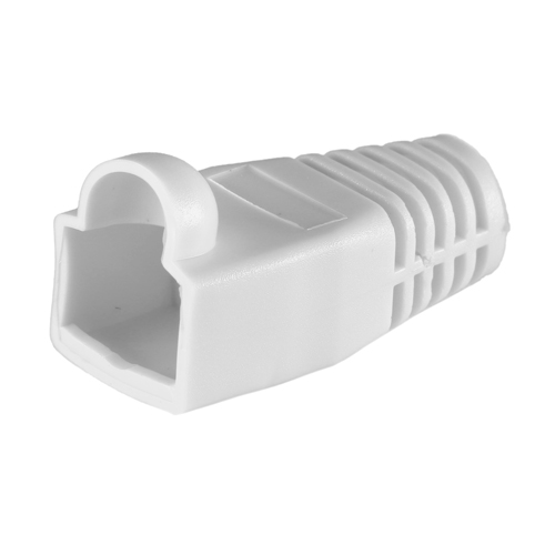 RJ45 Cat6a Boot White 6.5mm 