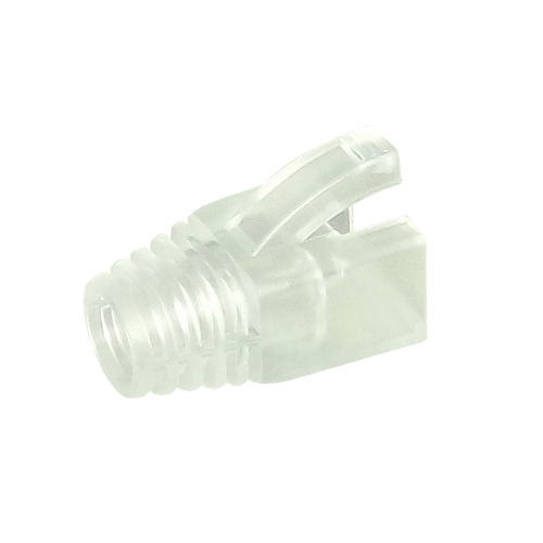 RJ45 Snagless Boot 8mm Clear for use with 22-2096
