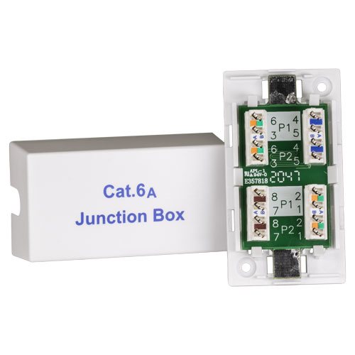 Cat6a UTP IDC Punch Down Type Coupler