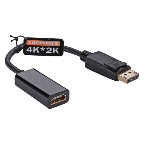 15cm Active DisplayPort Male 1.2 - HDMI 1.4b (4Kx2K@30Hz) Black Adaptor