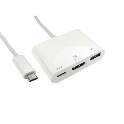 15cm USB 3.1c - HDMI & USB 3.0 with PD Function (Power Delivery)