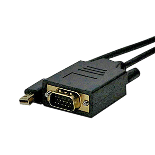 3m Mini DisplayPort Male 1.1 - SVGA HD15 Male 1080i Black PVC Cable