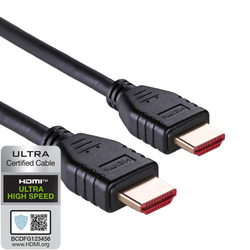 1m HDMI Ultra Hi Speed 2.1 M-M (8K@60Hz&4K@120Hz)+Ethernet 30AWG