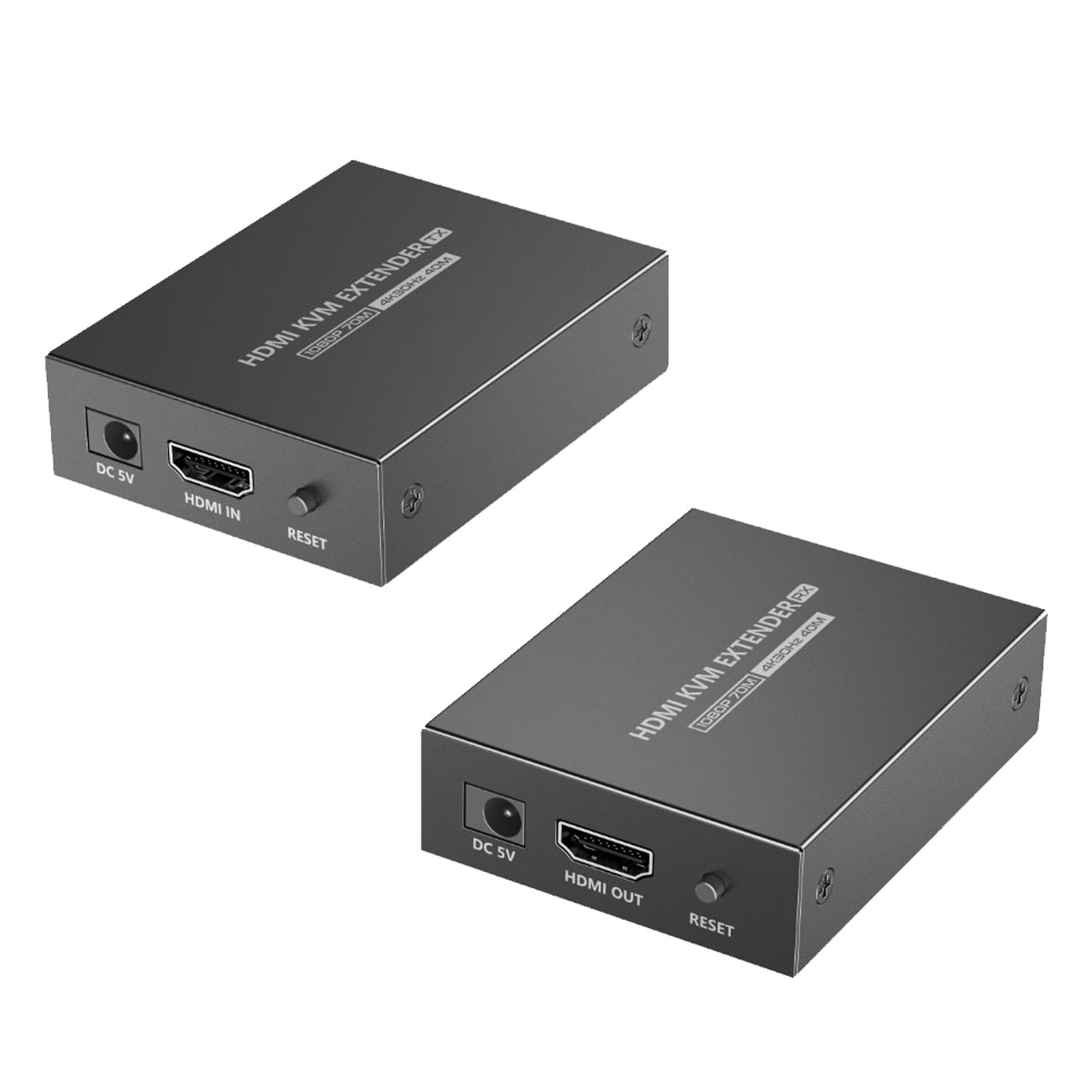 HDMI Point-to-Point Extender (4k@30Hz) - KVM Supported