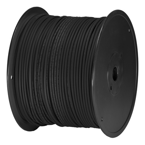 Cat6 Black U/UTP PVC 24AWG Stranded Patch Cable 305m Box