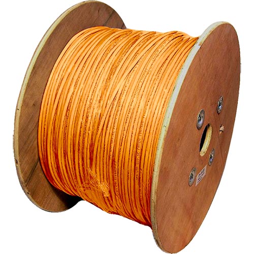 Cat6a Orange S/FTP LSOH 26AWG Stranded Patch Cable 500m Reel