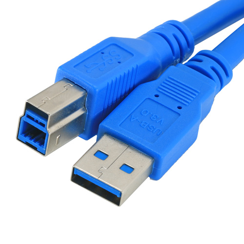2m USB 3.0 Type A Male - USB 3.0 Type B Male Blue Cable