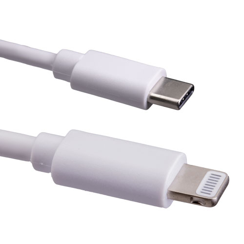 2m USB 3.1c Male - Lightning MFI Cable White