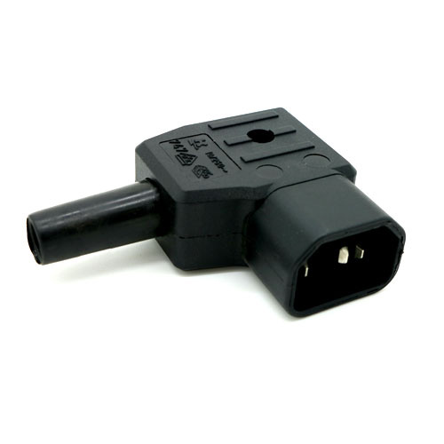 C14 Right Angle (10Amp) Power Connector (Screw)