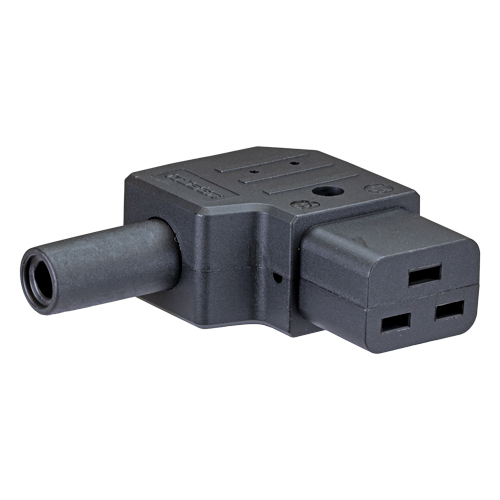 C19 Right Angle (16Amp) Power Connector (Screw)