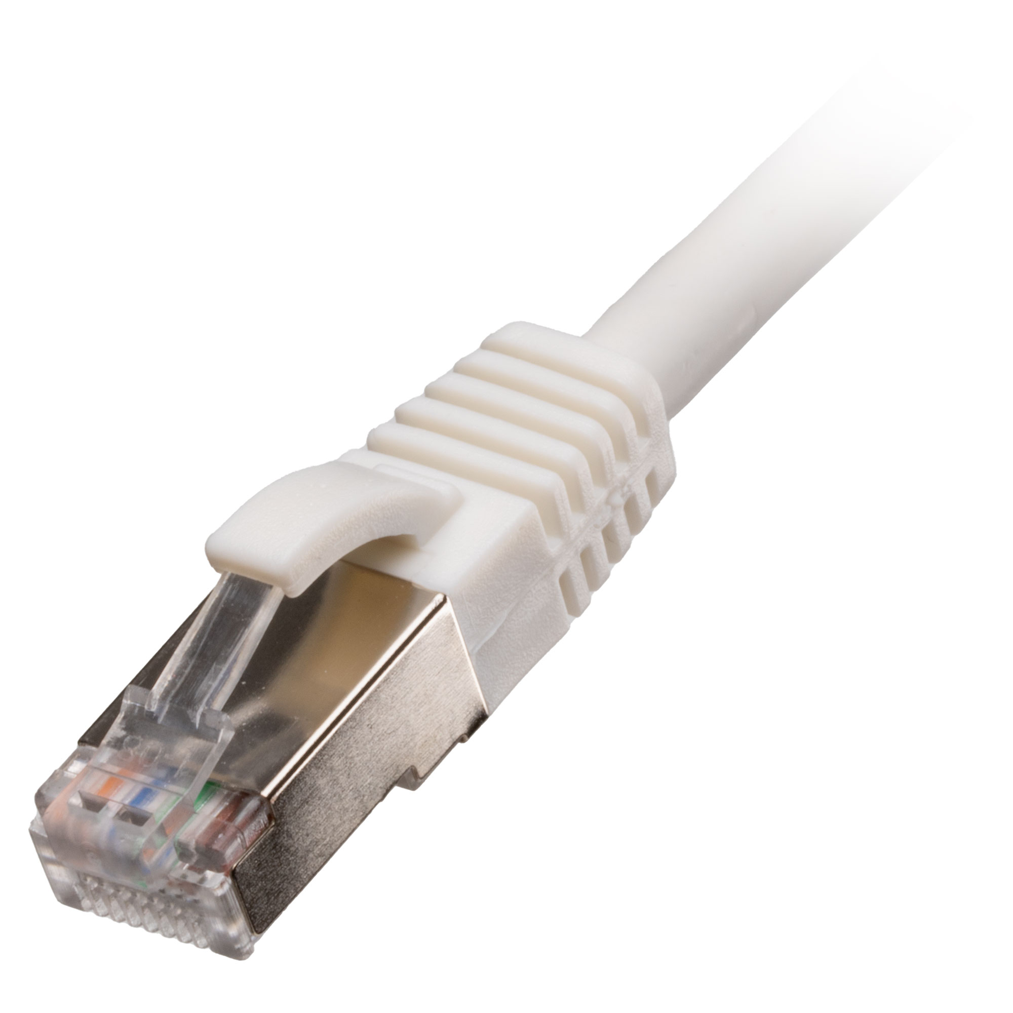 3m Cat6a RJ45 White S/FTP LSOH 26AWG Snagless Booted Patch Lead