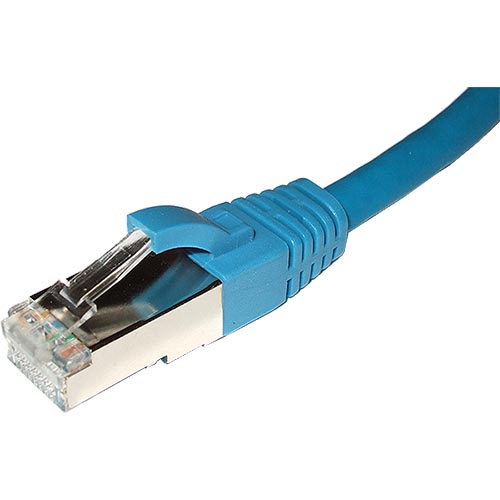 3m Cat6 RJ45 Blue F/UTP LSOH 26AWG Snagless Booted Patch Lead