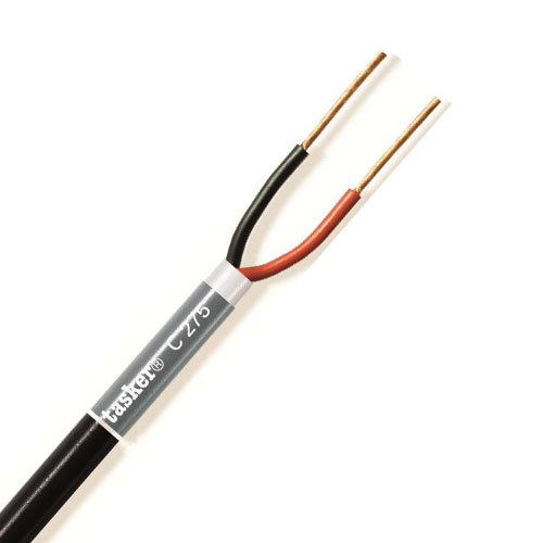 Tasker 100m Flexible Loudspeaker Cable 2 Core (1.5mm) LSOH Black
