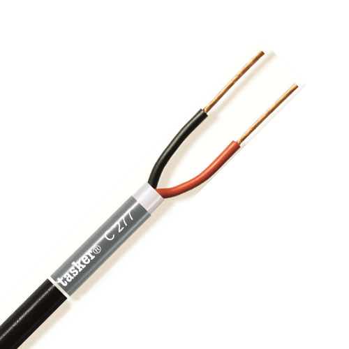 Tasker 50m Flexible Loudspeaker Cable 2 Core (4.0mm) LSOH Black