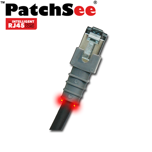 PatchSee Class6Patch 2.1m Cat6 U/FTP LSOH Intelligent Patch Lead