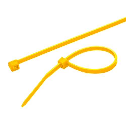 Cable tie 4.8mm x 300mm Yellow (PK 100)