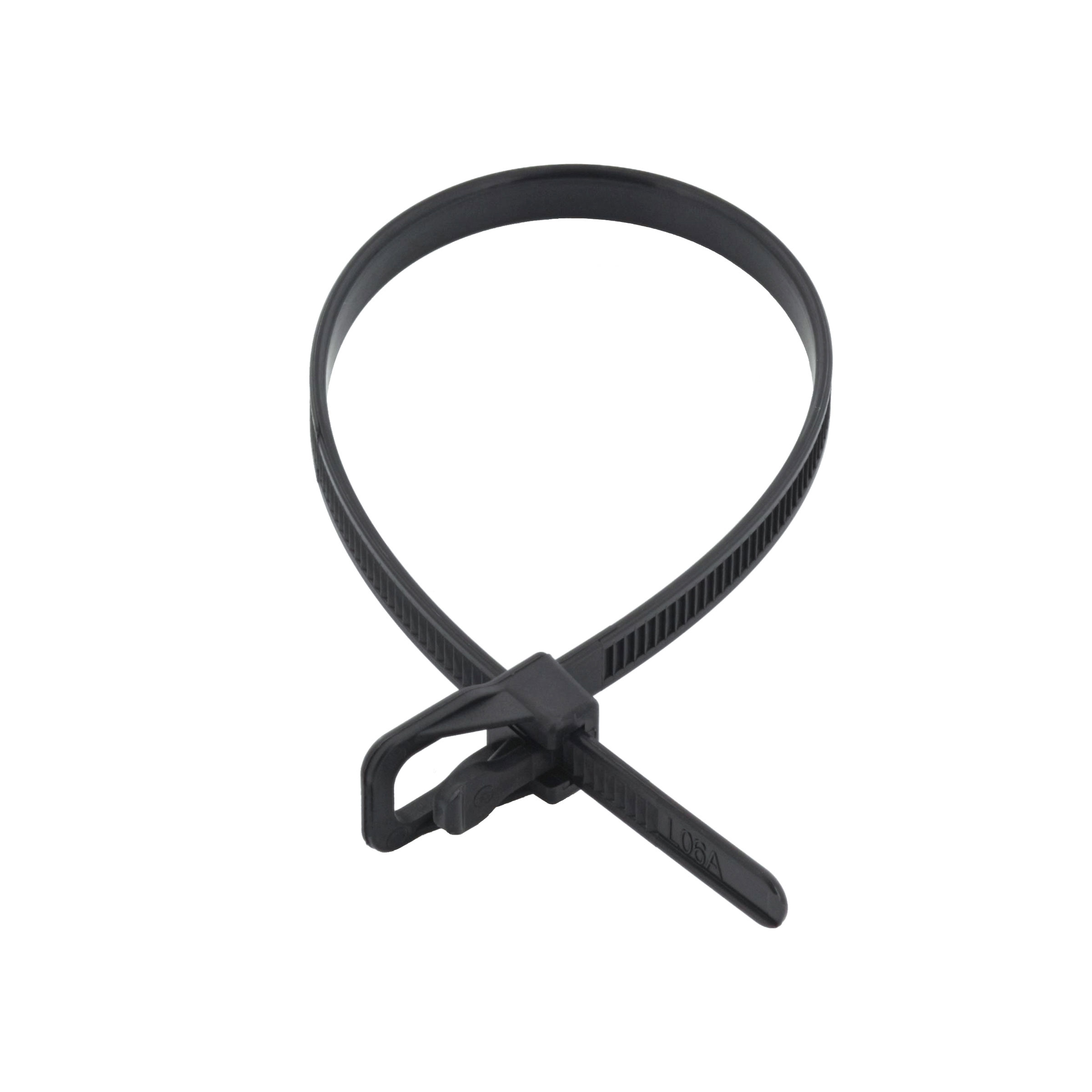 200mm x 4.8mm Black - RETYZ Reusable Cable Tie (Zip)