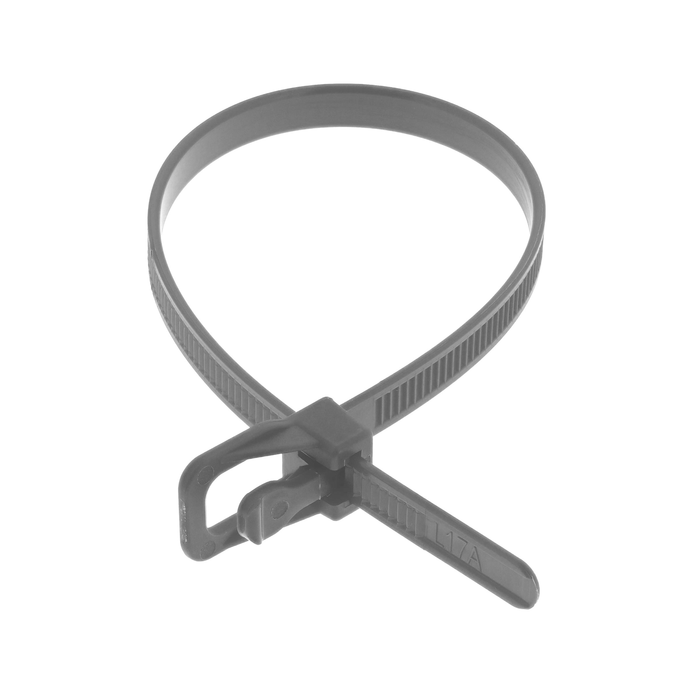 300mm x 4.8mm Grey - RETYZ Reusable Cable Tie (Zip)
