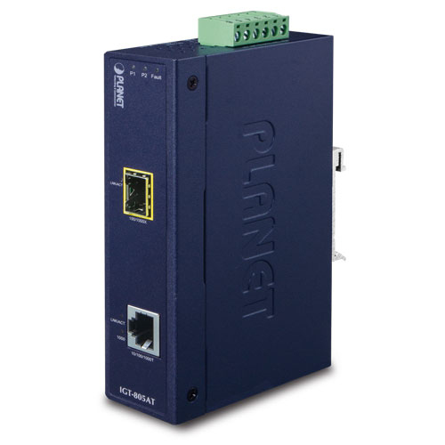 IP30 Industrial Gigabit SFP Media Converter