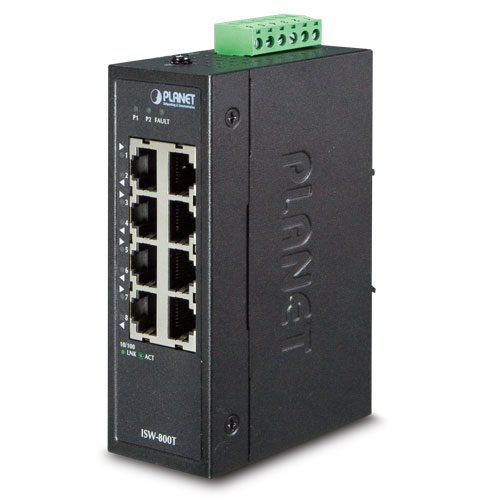 IP30 Industrial 8 Port Fast Compact Ethernet Switch