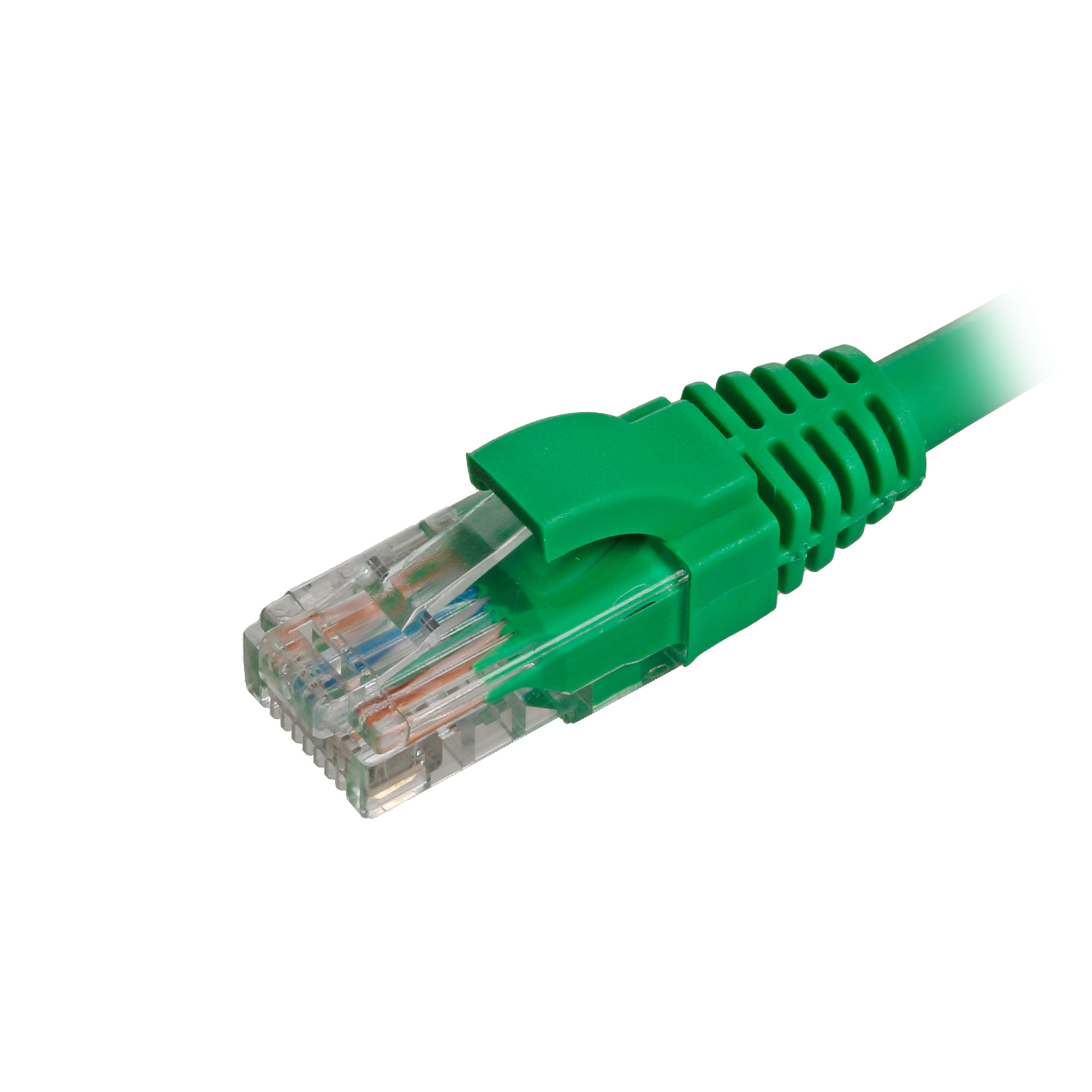 5m Cat5e RJ45 Green U/UTP LSOH 24AWG Snagless Booted Patch Lead