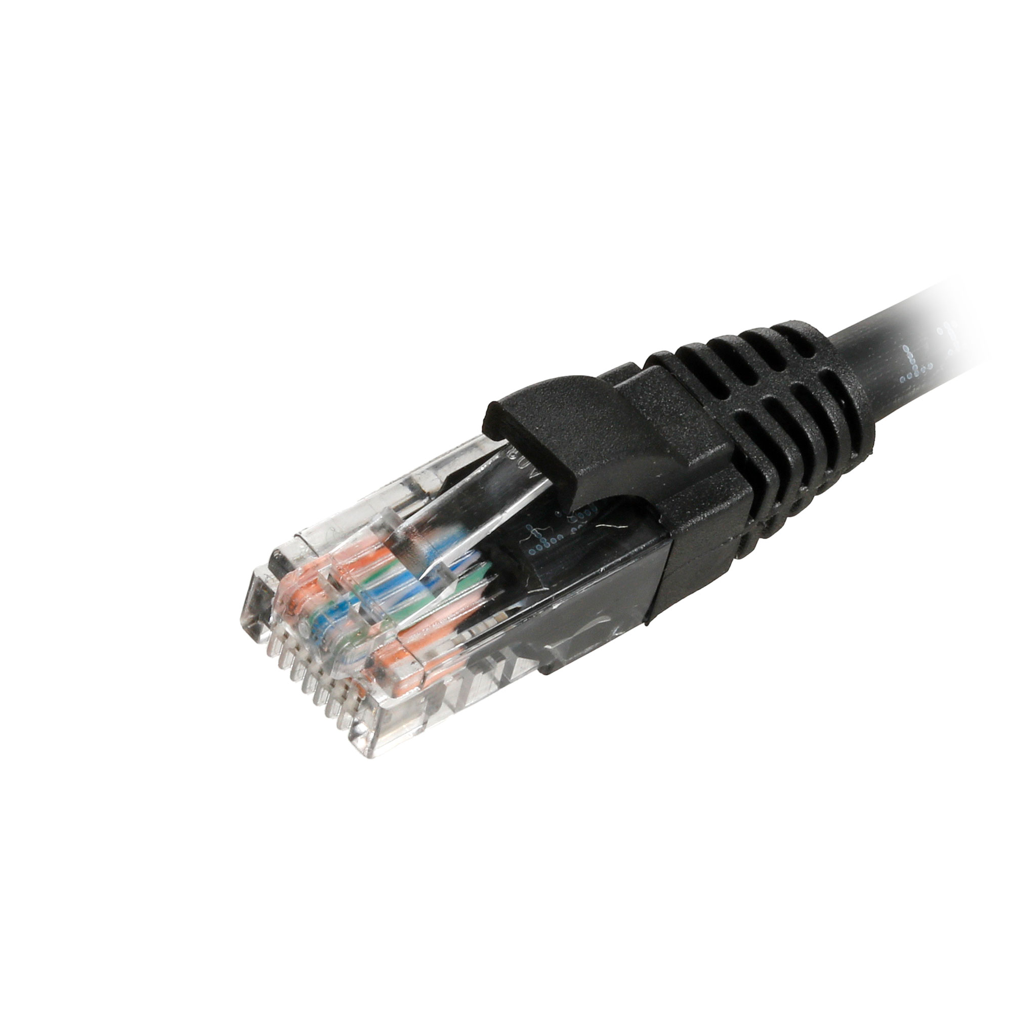 5m Cat5e RJ45 Black U/UTP LSOH 24AWG Snagless Booted Patch Lead