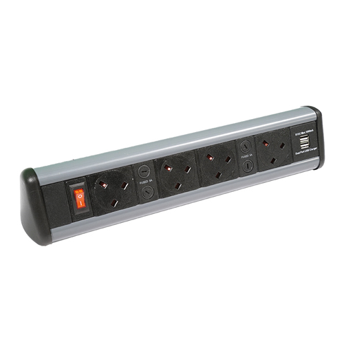 4 x (5Amp) Individually Fused Power Master Switch and 2 x USB PDU