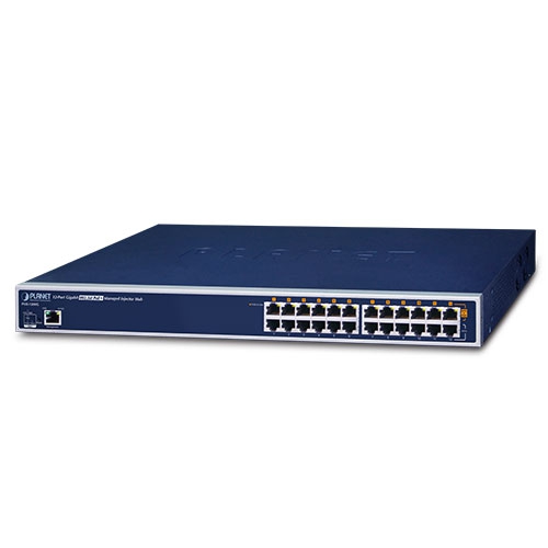 12 Port PoE Injector Gigabit Ethernet 19inch 802.3af (200w)