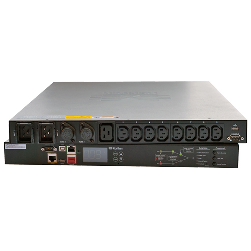 Transfer Switch (16Amp) 9 Outlets - 8 x IEC C13 1 x IEC C19 Input 2 x IEC C20